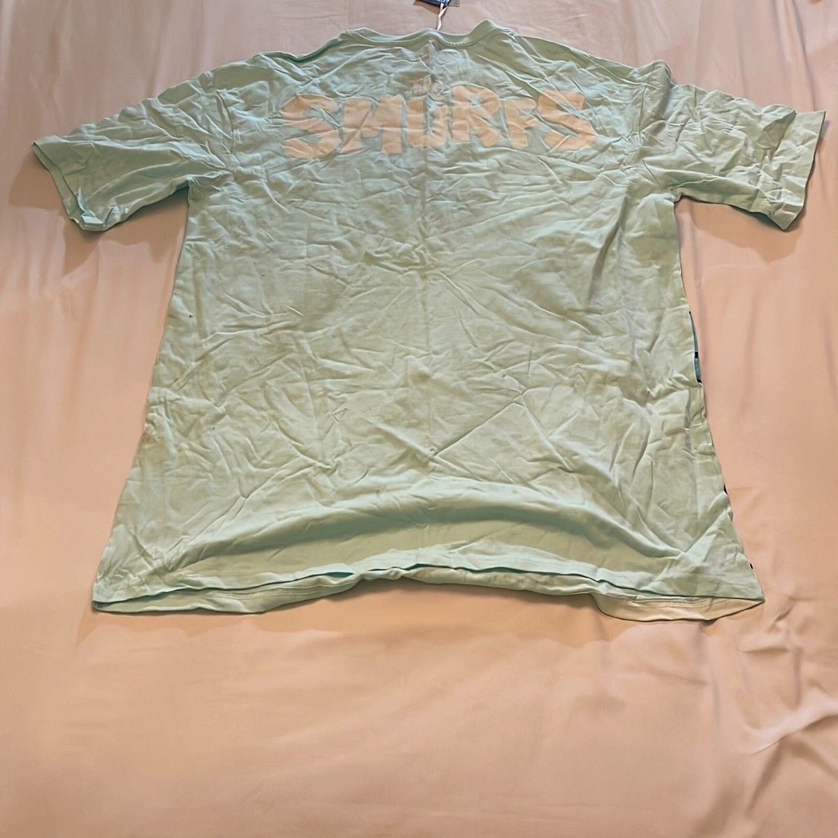 Primark Mens Light Blue The Smurfs Not Today Short Sleeve Pullover