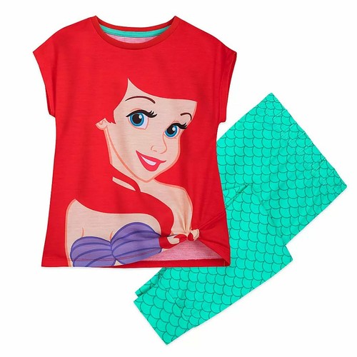 Disney Store PJ Pals Niñas Pijama Princesa Ariel Aurora Marie Campanilla Nuevo - Imagen 53 de 64