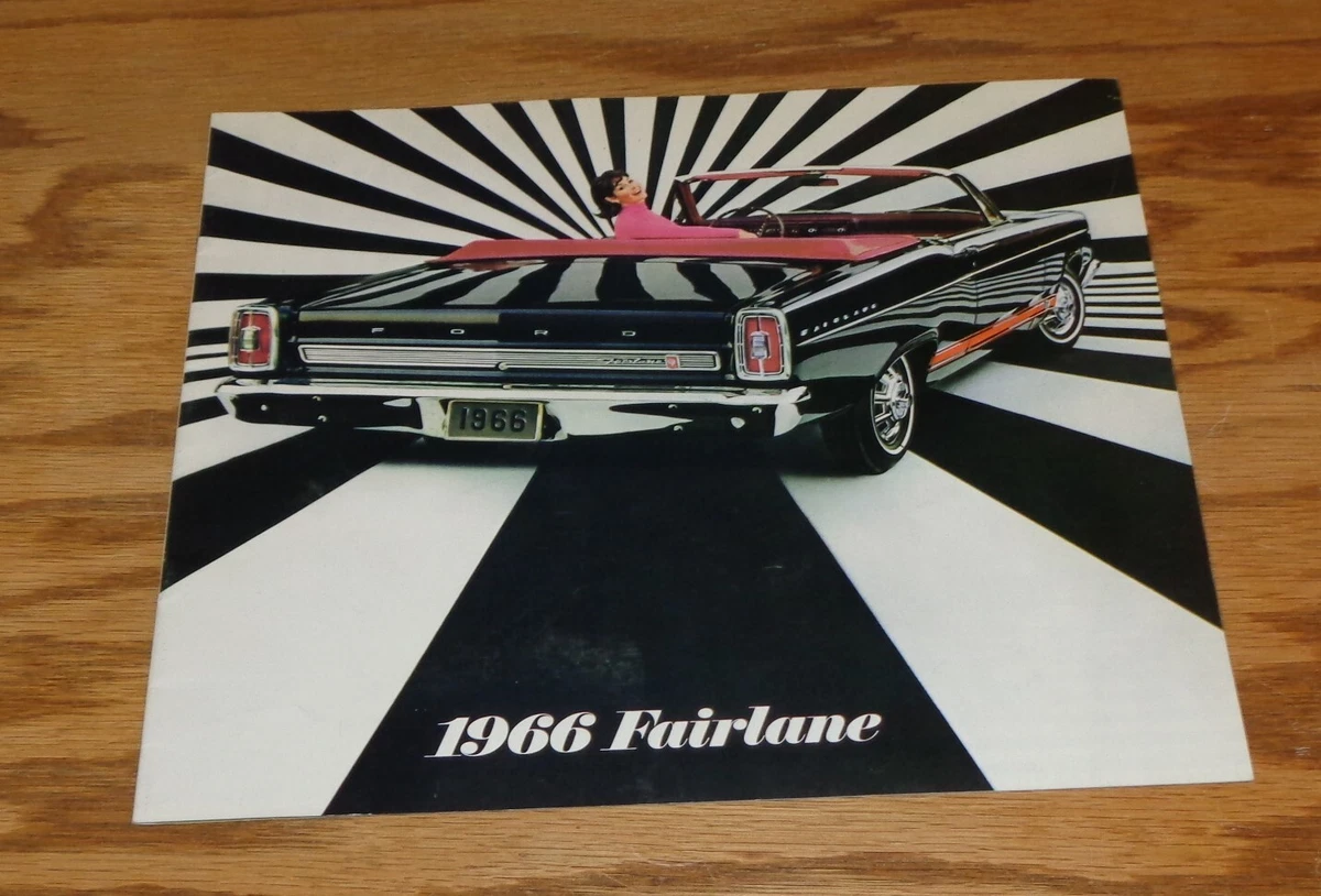 Original 1966 Ford Fairlane Sales Brochure 66 GT GTA 500 XL eBay