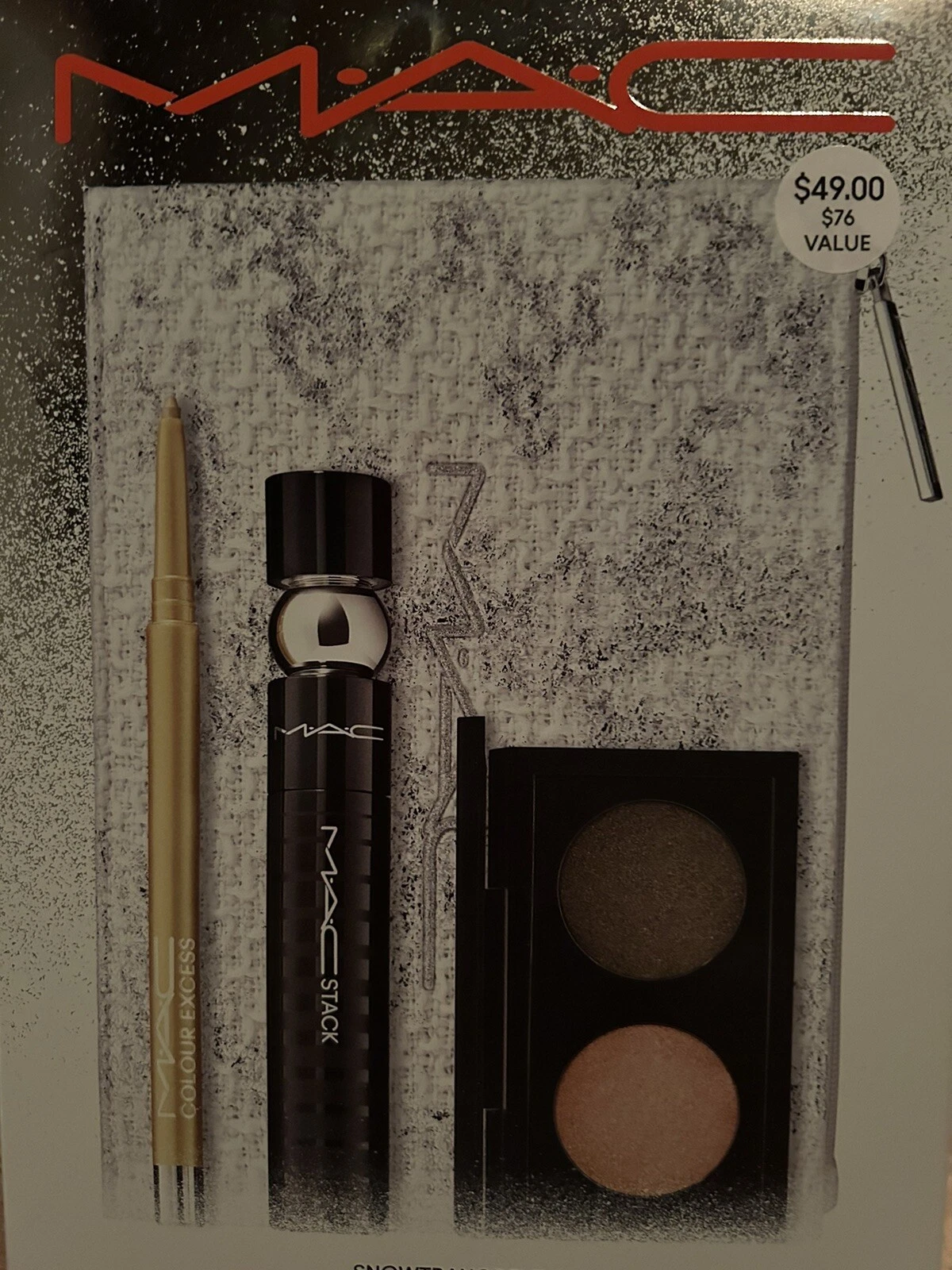 MAC Snow Trance Eye Kit - Gel Pencil Eyeliner, MAC Stack Mascara & Eye Shadow
