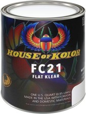 House Of Kolor Low Voc Urethane Flat Klear Low Voc Flat Finish Clearcoat Fc21
