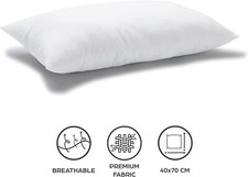 Cuscino Imbottitura/Guanciali set 2 pz morbido antiacaro anallergico traspirante