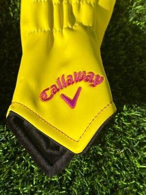 Housse De Tête Callaway – ANA Inspiration LPGA – 2 Bois + Putter Odyssey – Jaune