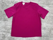 Worthington Top Womens Petite Medium Red Casual