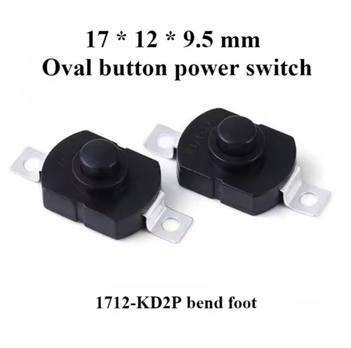Interruptor pulsador ON OFF SPST enganche negro 30V 1Amp paquete de 5 antorchas coche 12v hágalo usted mismo - Imagen 2 de 8