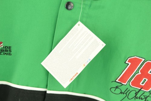 Bobby Labonte Men's Green XL Racing Jacket - Interstate Batteries - Picture 3 of 10