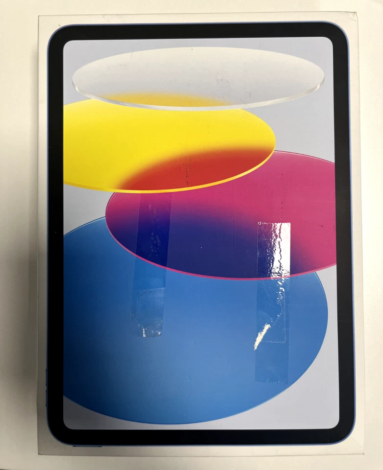 Leerkarton Apple iPad 10th Generation 256 GB inkl. Apple-Sticker , Kurzanleitung