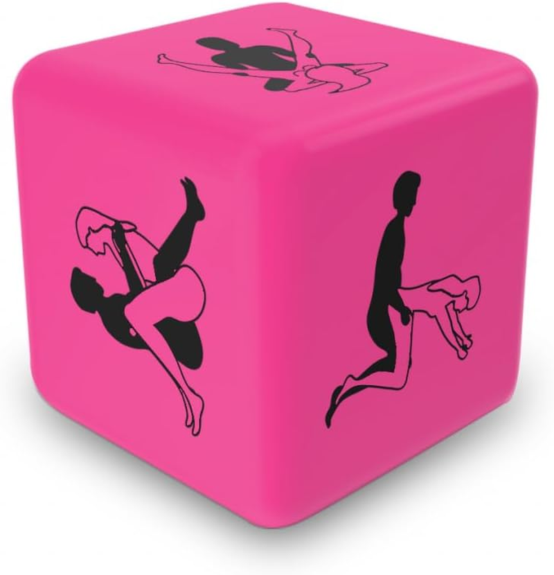 Kama Sutra Dice Couples Gift Adult Sex Position Dice Sex Game, Pink