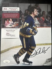 Rene Robert Signed Buffalo Sabres 8x10 Photograph  JSA  COA  CE74620
