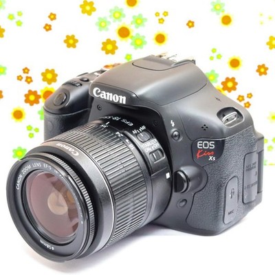 Canon Kiss X5 DSLR Camera Kit Auto Smartphone Transfer Used From Japan