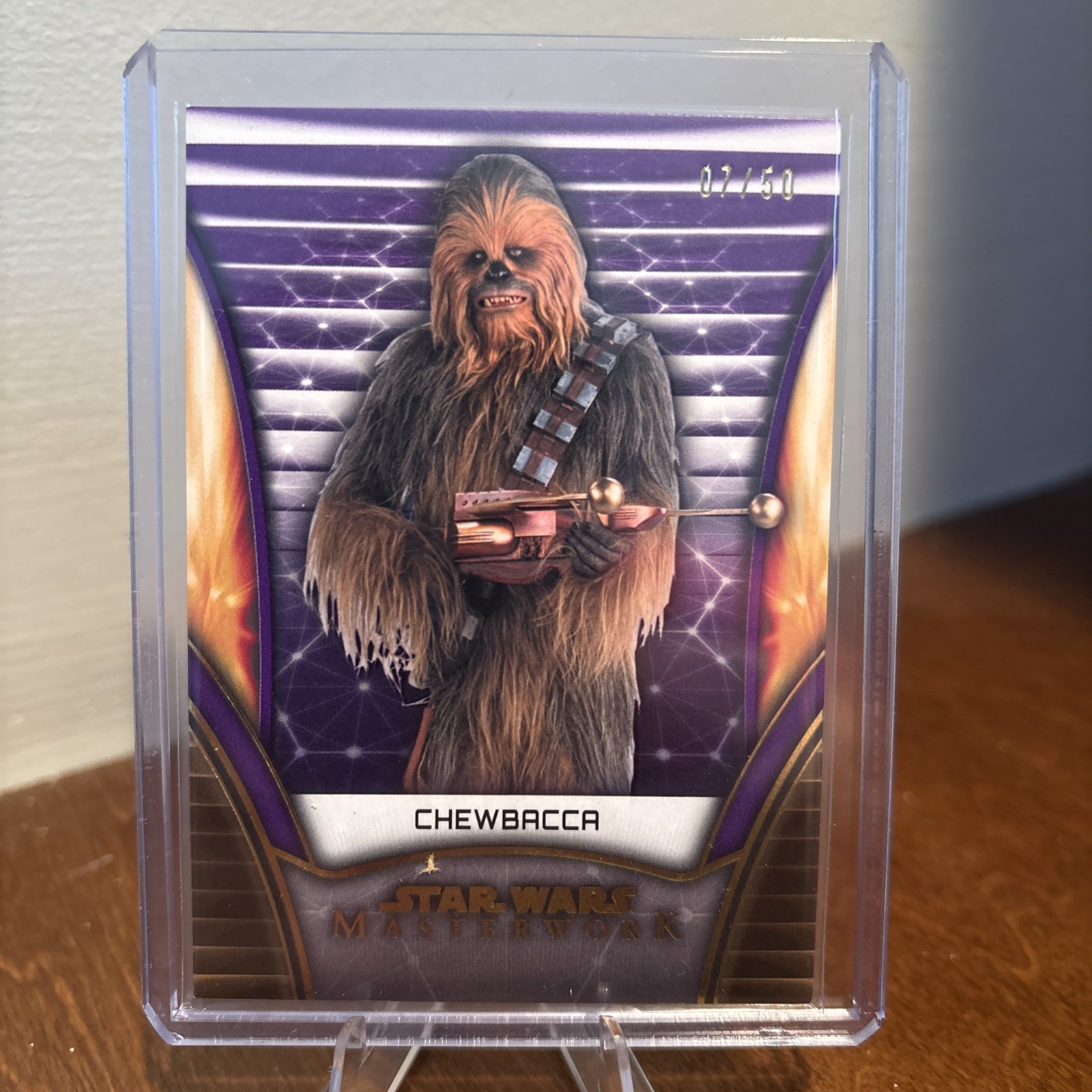 2025 Topps Star Wars Masterwork - Chewbacca /50 Purple 