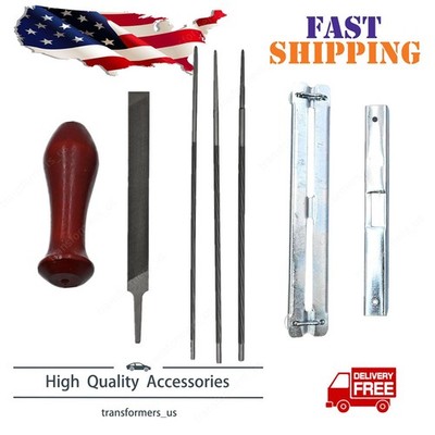 New Fits Oregon Universal Chainsaw Field 7Pc Sharpening Kit Includes 5/32'', 3
