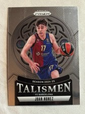 2024-25 Panini Prizm Euroleague Talismen Juan Nunez #13 FC Barcelona