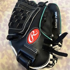 Rawlings FP110MT Fast Pitch Softball RHT Glove 11" Basket Web Leather Palm