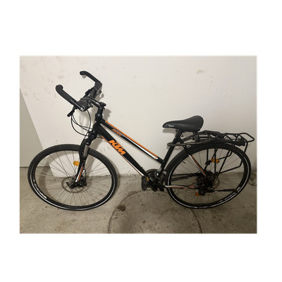 KTM Avento Cross Fitness-/Crossbike schwarz/orange, Gepäckträger