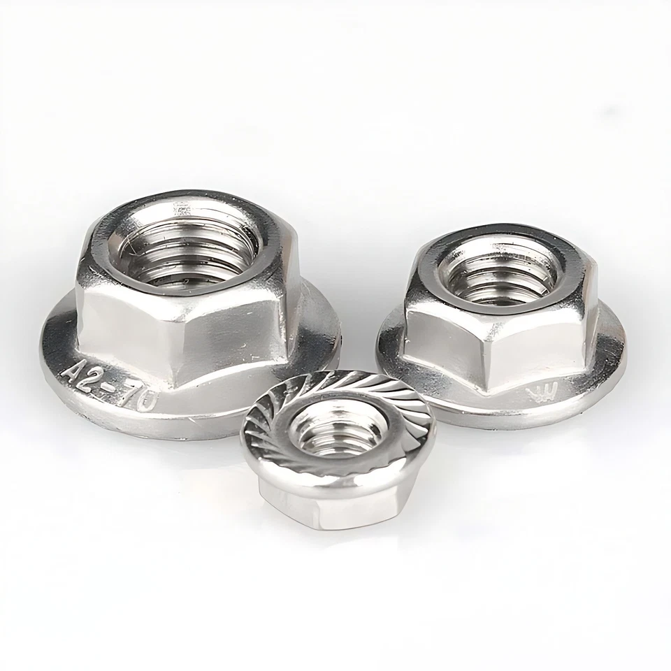 Sperrzahnmutter Sicherungsmutter M3/M4/M5/M6/M8 BIS M20 DIN 6923 Edelstahl V2A - Bild 3 von 4