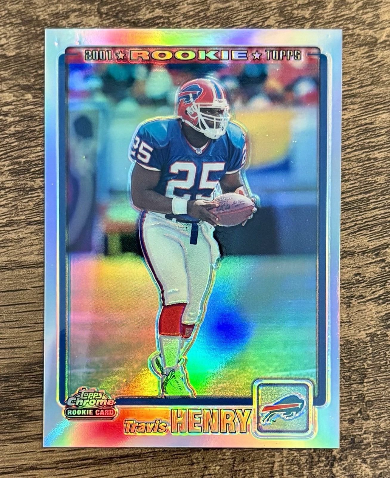Travis Henry Topps Chrome #241 Refractor
