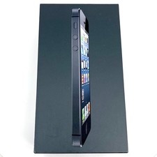 Apple iPhone 5 64GB Black EMPTY BOX ONLY w/ Inserts  Stickers MD646LL/A