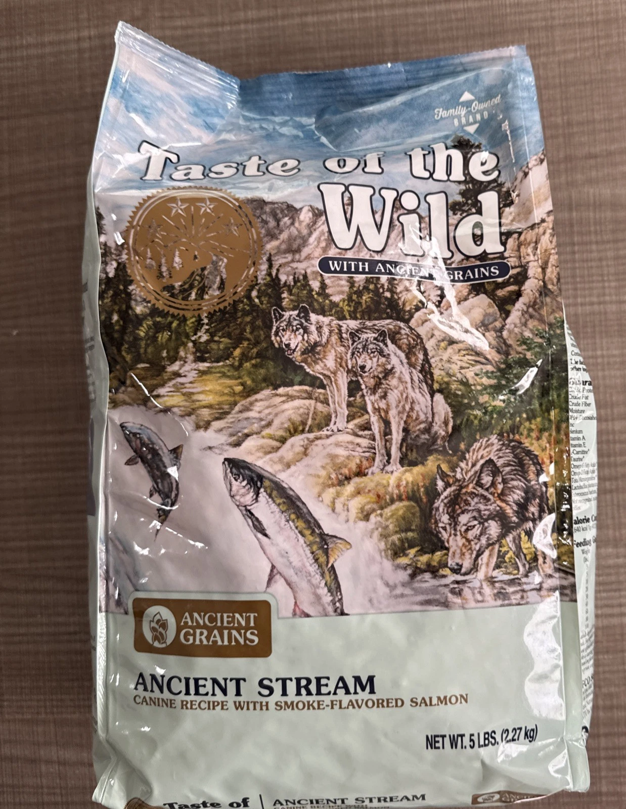 Taste of the Wild Pacific Stream Dry Dog Food Salmon 5lb