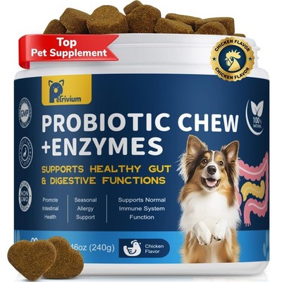 Probiotics for Dogs Supports Digestive Health, Natural Probiotic Supplement w...