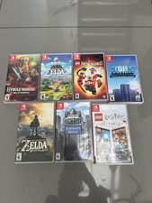 Lot of 7 Nintendo Switch Game Cases ONLY NO GAMES