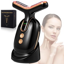 Red Light Therapy for Face and Neck, Facial Massager culpting Wand with 7 Col...