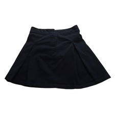Cat Jack Girls Navy Blue Pleated School Uniform Skort Size 8 Cotton Blend