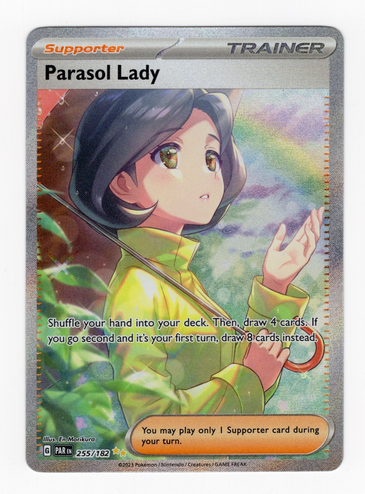 Parasol Lady 255/182 Paradox Rift PAR | Illustration rare | Mint