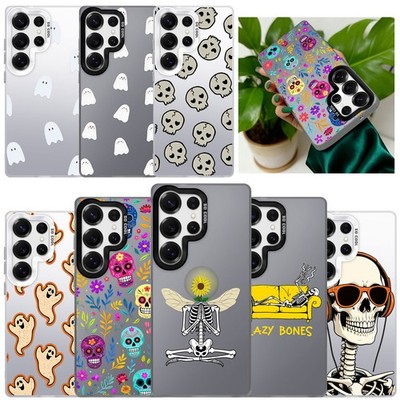 Ghost Skulls Printed Case Robust PC Cover For Samsung Galaxy S22 S23 S24 S25 S26