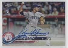 2018 Topps Chrome Rookie Auto Refractor 403/499 Ronald Herrera #RA-RHE Auto et9