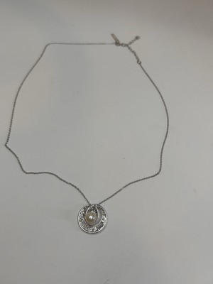 VANTEL PERLEN ''Be True'' 18'' STERLINGSILBER HALSKETTE - PFIRSICH PERLE
