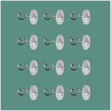 50 Upholstery Pins Bed Skirt Fabric Screws Twist Holders Headliner Tacks Clea