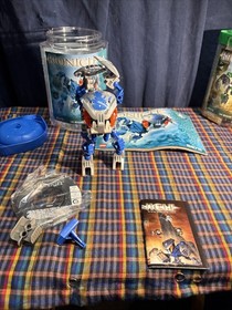 4 Vintage 2003 Lego Bionicle BOHROK KAL (8573, 8576, 8577, 8578) Canisters   S5