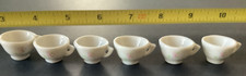 6 Miniature porcelain teacups