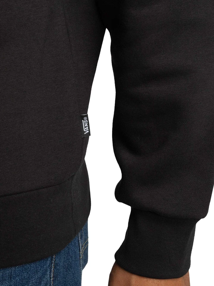 Vans Men's Left Chest Logo Sweatshirt, Black - Image 4 of 4