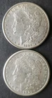 1889 and 1921 S $1 Morgan Silver Dollars