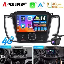 464g Android 14 Car Stereo Radio For Ford Kuga Escape 3 2013-2019 Gps Dsp Wcam