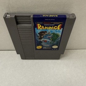 Rampage NES (Original Nintendo Entertainment System, 1988) Cartridge Only! EUC!