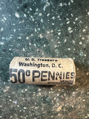 One Half Roll Of Early Lincoln Wheat Cents