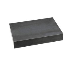 HHIP 44011598 12" X 8" X 2" Granite Surface Plate, Grade B, 0 Ledge