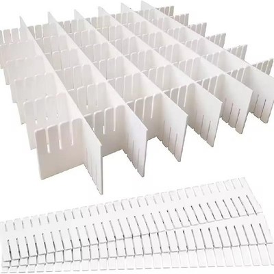 20pcs Plastic Drawer Dividers   Organizers for Makeup, Underwear, Socks, Diy