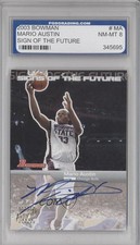 2003 Bowman Rookies & Stars Signs of the Future Mario Austin #SFA-MA Auto 00a6