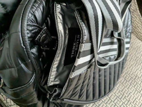 Black Tennis Bag By Think Royln - Picture 13 of 13