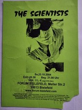 The Scientists - Alte Konzertkarte / Konzertticket - 23.10.2004