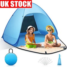 Pop Up Beach Tent Automatic Waterproof UV Protection Sun Shelter For 2-3 Man