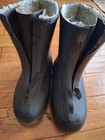 Snowbear Bts sz  M-11-W- 13, Front Zip Waterproof Work Rain Boot Black Rubber  — photo 1
