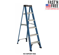 Louisville Ladder 6  Fiberglass Step, 10 Reac...