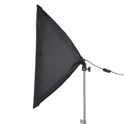 50*70cm Studio Photography Softbox With E27 Socket Carry Bag For Live Strea IGVJ