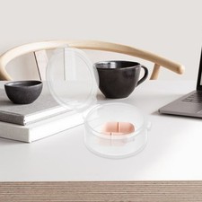 10 Pcs Earplug Storage Containers Transparent with Cover for Small Accessories