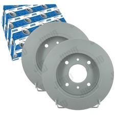 2X JURID BREMSSCHEIBEN HINTEN 258mm VOLL PASSEND FÜR NISSAN ALMERA PRIMERA |